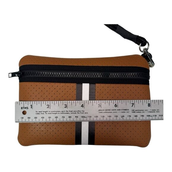 Haute Shore Brown Neoprene  Minimalist Wristlet - Picture 6 of 7